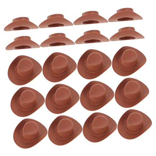 BRIGHTFUFU 40Stücke Mini Cowboyhut aus Plastik Winzige Hüte für Puppen DIY Zubehör für Puppenspielzeug und Dekoration Süße Cowboyhüte für Kreative Bastelprojekte und Puppenhausgestaltung BRIGHTFUFU 40Stücke Mini Cowboyhut aus Plastik Winzige Hüte für Puppen DIY Zubehör für Puppenspielzeug und Dekoration Süße Cowboyhüte für Kreative Bastelprojekte und Puppenhausgestaltung von BRIGHTFUFU