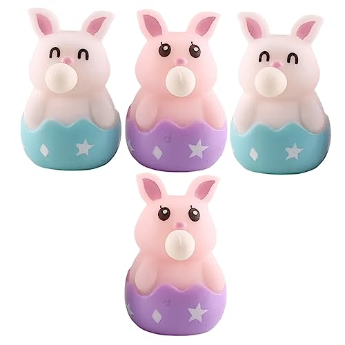 BRIGHTFUFU 4Stücke Squeeze Hasen Lustige Drück Spielzeuge für Ostergeschenke Stressabbau Kompakt und Tragbar für Kinderzimmer und Wohnzimmerdekoration BRIGHTFUFU 4Stücke Squeeze Hasen Lustige Drück Spielzeuge für Ostergeschenke Stressabbau Kompakt und Tragbar für Kinderzimmer und Wohnzimmerdekoration von BRIGHTFUFU