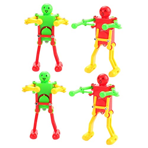 BRIGHTFUFU Aufziehbares Roboterspielzeug Für Kinder 4 Tanzende Roboter Für Den Innen-/ von BRIGHTFUFU