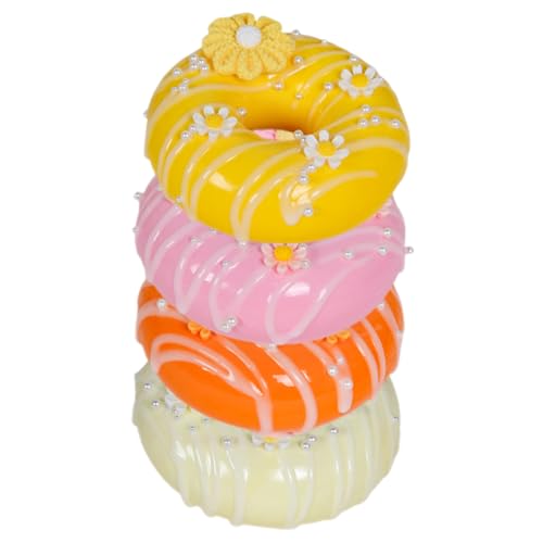 BRIGHTFUFU 4pcs Faux Donut Party Dessert Fotografie Requisiten Schrank Display Donut BRIGHTFUFU 4pcs Faux Donut Party Dessert Fotografie Requisiten Schrank Display Donut von BRIGHTFUFU