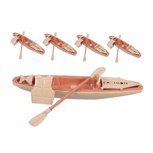 BRIGHTFUFU 5 Sätze Miniatur Kayak Modell mit Paddeln und Schwimmweste Detailgetreues Kunststoff Kanu für Dekoratives Mini Boot Figurine für Puppenhaus Outdoor und Wassersport BRIGHTFUFU 5 Sätze Miniatur Kayak Modell mit Paddeln und Schwimmweste Detailgetreues Kunststoff Kanu für Dekoratives Mini Boot Figurine für Puppenhaus Outdoor und Wassersport von BRIGHTFUFU