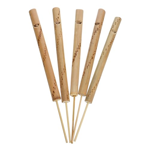 BRIGHTFUFU 5 Stück Bambus Vogelpfeife Teiliges Traditionelles Musikspielzeug für Jugendliche Sicher und Glatt Fördert Kreativität mit Authentischem Vogelruf für Musikübungen und Jam Sessions BRIGHTFUFU 5 Stück Bambus Vogelpfeife Teiliges Traditionelles Musikspielzeug für Jugendliche Sicher und Glatt Fördert Kreativität mit Authentischem Vogelruf für Musikübungen und Jam Sessions von BRIGHTFUFU