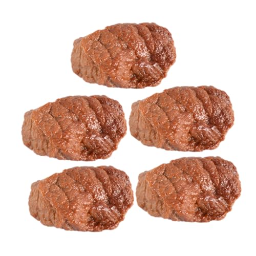 BRIGHTFUFU 5 Stück Rindfleischmodell Lebensechtes Lebensmittelmodell Simulationssteak Künstliches Fleisch Requisite Rindfleisch Fleischdekoration Künstliches Steak Lebensechtes BRIGHTFUFU 5 Stück Rindfleischmodell Lebensechtes Lebensmittelmodell Simulationssteak Künstliches Fleisch Requisite Rindfleisch Fleischdekoration Künstliches Steak Lebensechtes von BRIGHTFUFU