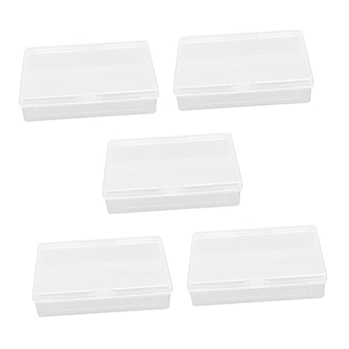 BRIGHTFUFU 5 Stück Transparente Aufbewahrungsboxen für Pokerkarten Robuste Kunststoff Spielkarten Boxen Flache Kartenschachteln mit Stabilem Material Einfache Handhabung für Karten und BRIGHTFUFU 5 Stück Transparente Aufbewahrungsboxen für Pokerkarten Robuste Kunststoff Spielkarten Boxen Flache Kartenschachteln mit Stabilem Material Einfache Handhabung für Karten und von BRIGHTFUFU