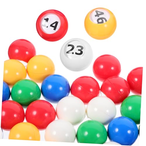 BRIGHTFUFU 50Stücke Verlosungsbälle Lotteriekugeln für Tombola und Partyspiele für Gewinnspiele Ereignisse Freizeitaktivitäten und Spieleabende Leicht und Wiederverwendbar BRIGHTFUFU 50Stücke Verlosungsbälle Lotteriekugeln für Tombola und Partyspiele für Gewinnspiele Ereignisse Freizeitaktivitäten und Spieleabende Leicht und Wiederverwendbar von BRIGHTFUFU