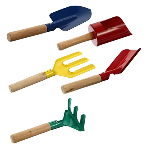 BRIGHTFUFU 5Stücke Teiliges Gartenwerkzeug Set Bunte Schaufel und Rechen für Gartenarbeit für Jungen und Mädchen Fördert Praktische Fähigkeiten Beim Pflanzen Freien BRIGHTFUFU 5Stücke Teiliges Gartenwerkzeug Set Bunte Schaufel und Rechen für Gartenarbeit für Jungen und Mädchen Fördert Praktische Fähigkeiten Beim Pflanzen Freien von BRIGHTFUFU