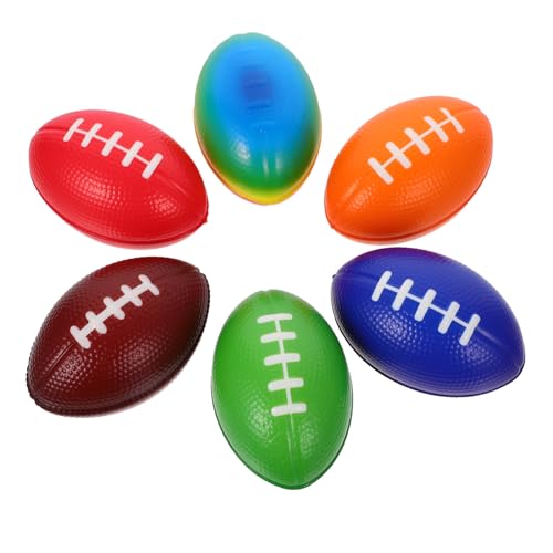 BRIGHTFUFU 6 Stück Mini Rugby Rugby-fußbälle Miniatur-Rugby-fußbälle Mini-Accessoire Für Rugby-fußbälle Rugby-Mini Schwamm-Rugby Mini-fußball-stressball -Rugby Füller Fußbälle Pu BRIGHTFUFU 6 Stück Mini Rugby Rugby-fußbälle Miniatur-Rugby-fußbälle Mini-Accessoire Für Rugby-fußbälle Rugby-Mini Schwamm-Rugby Mini-fußball-stressball -Rugby Füller Fußbälle Pu von BRIGHTFUFU