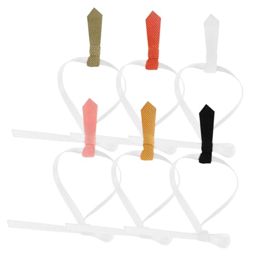 BRIGHTFUFU 6er-Set Mini-fliegen Für 12-cm-Puppen. Modische Bjd-Krawatten. Sicheres Und Formbares Puppenkleidungszubehör. BRIGHTFUFU 6er-Set Mini-fliegen Für 12-cm-Puppen. Modische Bjd-Krawatten. Sicheres Und Formbares Puppenkleidungszubehör. von BRIGHTFUFU