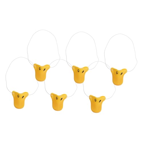 BRIGHTFUFU Einzigartige Gelbe Nasen-requisiten 6-teiliges Nasen-kostüm für Maskerade und Verkleidung BRIGHTFUFU Einzigartige Gelbe Nasen-requisiten 6-teiliges Nasen-kostüm für Maskerade und Verkleidung von BRIGHTFUFU