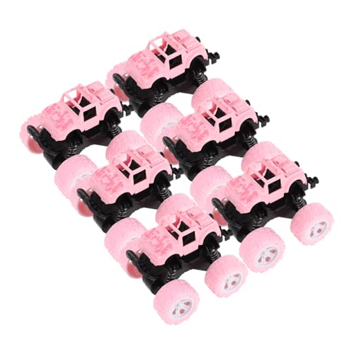 BRIGHTFUFU 6 Stück Reibungsbetriebene Geländewagen-spielzeuge Mit Trägheits-zugkraftfahrzeugen, Push-go-Autos, Spielzeug Für Kinder, Hochzeit, Geburtstag, Party-zubehör von BRIGHTFUFU
