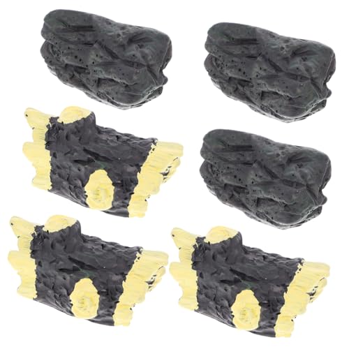 BRIGHTFUFU Sicherer Robuster Mini-baumstumpf Aus Stein 6 Stück Für Miniatur-Dekorationen BRIGHTFUFU Sicherer Robuster Mini-baumstumpf Aus Stein 6 Stück Für Miniatur-Dekorationen von BRIGHTFUFU