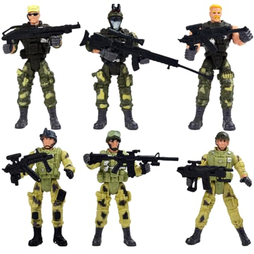 BRIGHTFUFU 6 Stück Teiliges Special Forces für Interaktives Rollenspiel Abnehmbare Figuren für Jungen und Mädchen aus Sicherem Fördert Verständnis für Spezialkräfte BRIGHTFUFU 6 Stück Teiliges Special Forces für Interaktives Rollenspiel Abnehmbare Figuren für Jungen und Mädchen aus Sicherem Fördert Verständnis für Spezialkräfte von BRIGHTFUFU