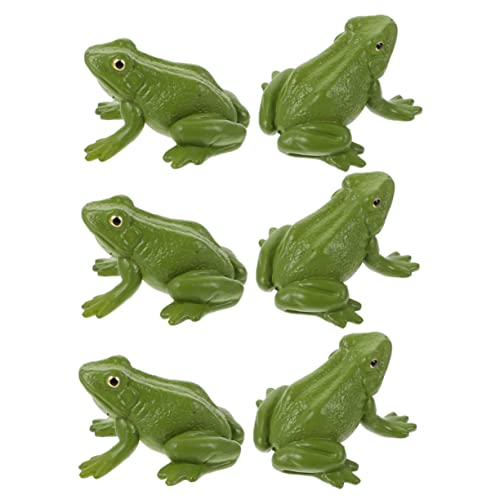BRIGHTFUFU 6 Stück Tiermodell- Tierisches Frosch Frösche Für Realistisches Froschmodell Tiere Kognitive Requisiten Frösche Figurendekor Plastik BRIGHTFUFU 6 Stück Tiermodell- Tierisches Frosch Frösche Für Realistisches Froschmodell Tiere Kognitive Requisiten Frösche Figurendekor Plastik von BRIGHTFUFU