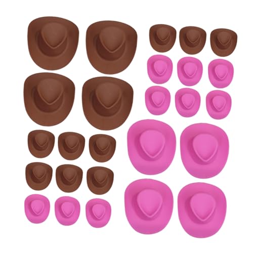 BRIGHTFUFU 60 Stück Mini-Cowboyhut für puppenkleidung doll Clothes Puppen Accessoires verkleidungsaccessoires Cowgirlhüte Frauen Kleiner Hut kleine Hüte basteln Hut für Minihauspuppe Plastik BRIGHTFUFU 60 Stück Mini-Cowboyhut für puppenkleidung doll Clothes Puppen Accessoires verkleidungsaccessoires Cowgirlhüte Frauen Kleiner Hut kleine Hüte basteln Hut für Minihauspuppe Plastik von BRIGHTFUFU