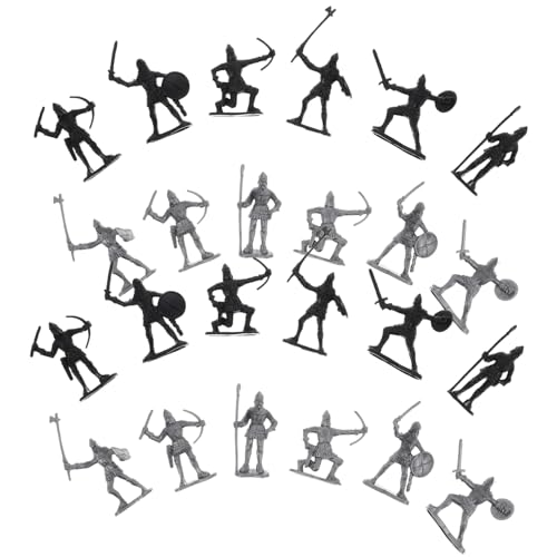 BRIGHTFUFU 60 Stück Teiliges Mittelalterliches Soldaten spielset mit Antiken Ritter Römischen Reiterfiguren Detailgetreu Gefertigt als Geschichtsprojekt Sammler von BRIGHTFUFU