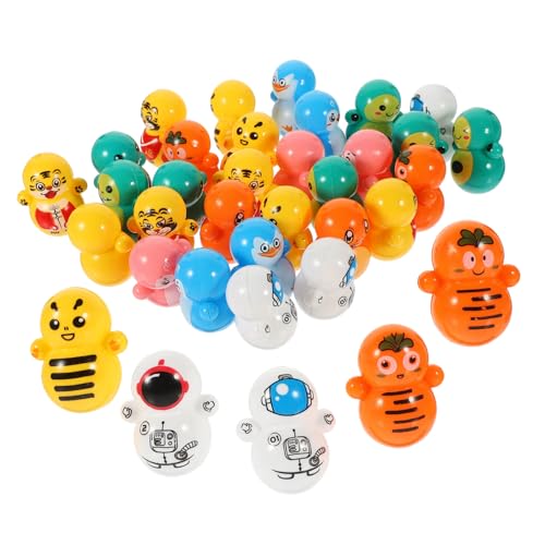 BRIGHTFUFU 60Stücke Mini Tumbler Lustige Cartoon Tier Tumbler Figuren Für Zufällige Farben Als Partygeschenk Für Tierdekoration BRIGHTFUFU 60Stücke Mini Tumbler Lustige Cartoon Tier Tumbler Figuren Für Zufällige Farben Als Partygeschenk Für Tierdekoration von BRIGHTFUFU