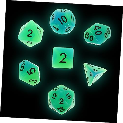 BRIGHTFUFU 7 Stück Leuchtende facetten reiche Würfel twocolors Two Colors spielwürfel Familienwürfel Gaming Accessoires Spiel kleine Würfel Zubehör für Partywürfel leuchtende Würfel Harz Blue BRIGHTFUFU 7 Stück Leuchtende facetten reiche Würfel twocolors Two Colors spielwürfel Familienwürfel Gaming Accessoires Spiel kleine Würfel Zubehör für Partywürfel leuchtende Würfel Harz Blue von BRIGHTFUFU
