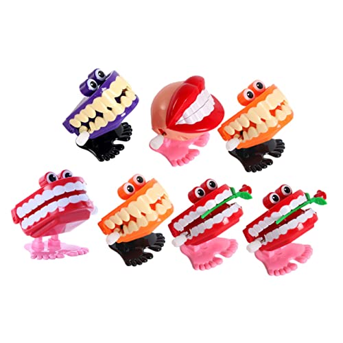 BRIGHTFUFU 7 Teiliges Aufziehspielzeug Mit Lustigen Springenden Zähnen Kunterbunte Zähne Für Ideales Scherzartikel Witziges Zum Lachen Und Zufällige Designs BRIGHTFUFU 7 Teiliges Aufziehspielzeug Mit Lustigen Springenden Zähnen Kunterbunte Zähne Für Ideales Scherzartikel Witziges Zum Lachen Und Zufällige Designs von BRIGHTFUFU