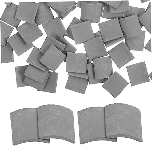 BRIGHTFUFU 70Stücke Miniatur Dachziegel DIY Sandtisch Dachziegel Modelle für Mini Haus Requisiten Geschenkidee Kreativität bei Kindern BRIGHTFUFU 70Stücke Miniatur Dachziegel DIY Sandtisch Dachziegel Modelle für Mini Haus Requisiten Geschenkidee Kreativität bei Kindern von BRIGHTFUFU