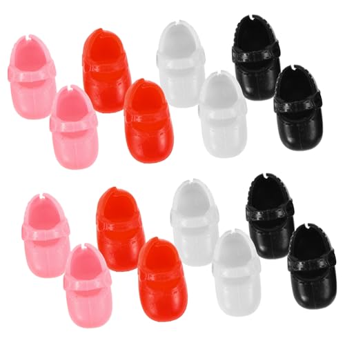 BRIGHTFUFU 8 Paar Mini-puppenschuhe Für Puppen Stil Schuhe Für Puppen 17 cm Für Puppenhaus- & Kostüme von BRIGHTFUFU