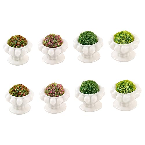 BRIGHTFUFU 8 Stück Kleine Pflanzen, Miniatur-töpferblumen, Mini-Blumen, Mini-hausdekorationen BRIGHTFUFU 8 Stück Kleine Pflanzen, Miniatur-töpferblumen, Mini-Blumen, Mini-hausdekorationen von BRIGHTFUFU