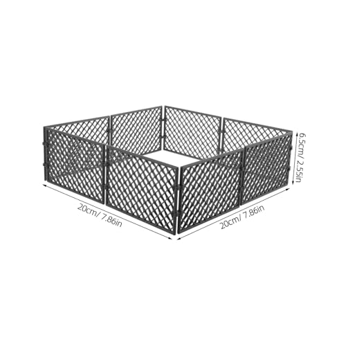 BRIGHTFUFU 8 Stück Miniaturzaun Kunststoff Miniaturzaun Modell mit Dichtem Maschendesign Hohe Zugfestigkeit Vielseitig für Gefängnisszäune und Szenengestaltung Jungen Spielset Zubehör BRIGHTFUFU 8 Stück Miniaturzaun Kunststoff Miniaturzaun Modell mit Dichtem Maschendesign Hohe Zugfestigkeit Vielseitig für Gefängnisszäune und Szenengestaltung Jungen Spielset Zubehör von BRIGHTFUFU