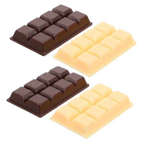 BRIGHTFUFU 8 Stück Schokoladenornamente Kleine Künstliche Schokolade Kunstdessert Lebensechte Schokolade Dessertladen Dekoration Realistische Schokolade Dekorative Schokolade von BRIGHTFUFU