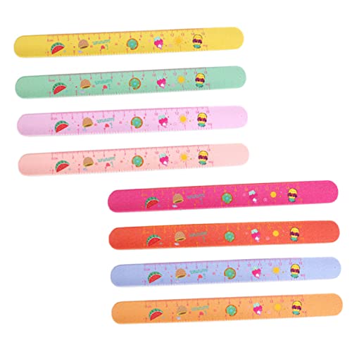 BRIGHTFUFU 8 Stück Teiliges Slap Armband Flexible Hautfreundliche Silikon Schnapparmbänder als Partyzubehör Geburtstagsgeschenk und Dekoration für Mädchen und Jungen BRIGHTFUFU 8 Stück Teiliges Slap Armband Flexible Hautfreundliche Silikon Schnapparmbänder als Partyzubehör Geburtstagsgeschenk und Dekoration für Mädchen und Jungen von BRIGHTFUFU