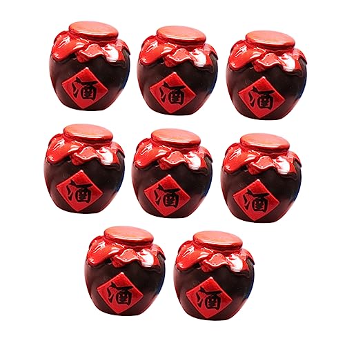 BRIGHTFUFU 8pcs Harz Wein Glas Spielzeug Dekorative Spielzeug Für Jungen Und Mädchen Retro Landschaft Ornament BRIGHTFUFU 8pcs Harz Wein Glas Spielzeug Dekorative Spielzeug Für Jungen Und Mädchen Retro Landschaft Ornament von BRIGHTFUFU