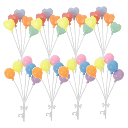 BRIGHTFUFU Miniatur-Ballon-Ornamente 8 Stück Mini-Ballon-kuchenaufsätze Ornamente Für Puppenhaus von BRIGHTFUFU