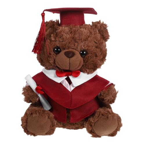 BRIGHTFUFU Abschlusssaison Plüsch Bär Niedlichen Doktor -outfit Bären Abschluss Bär Spielzeugklasse Von 2025 Plüschgefüllten Tierbär Mit Abschlusskappe Für Abschlussstudenten Party von BRIGHTFUFU