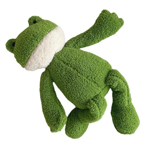 BRIGHTFUFU Adorable Cartoon Frosch Kuscheltier Plüschspielzeug Waschbar Für Schlafzimmer Und Auto Dekoration BRIGHTFUFU Adorable Cartoon Frosch Kuscheltier Plüschspielzeug Waschbar Für Schlafzimmer Und Auto Dekoration von BRIGHTFUFU