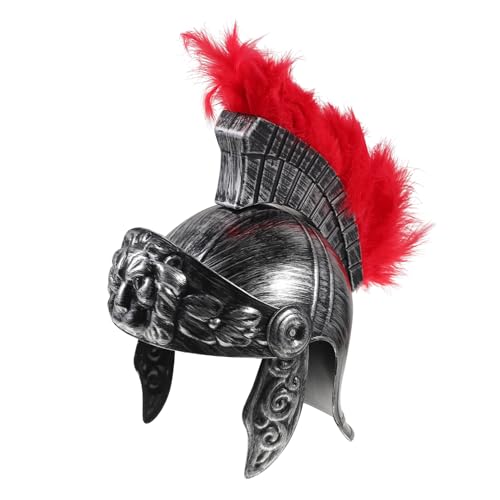 BRIGHTFUFU Antiker Römischer Kriegerhut Spartanischer Helm Spartaner-helm Für Mittelalterlicher Helm Historischer Helm Des Zenturios Wikingerhelm Gladiatorenhelm Schwert Erwachsener Mann Abs von BRIGHTFUFU