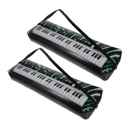 BRIGHTFUFU Aufblasbares Klavierspielzeug Für Kinder Aufblasbare Tastatur Aus PVC Party-Requisiten Klavierinstrumente Für Kinder Hochzeits-tanzflächen-Requisiten Musikspiel Für Kleinkinder von BRIGHTFUFU