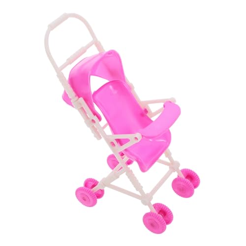 BRIGHTFUFU Babypuppen Kinderwagen aus Leichtem Bewegliches Puppenwagenmodell für Rollenspiele für Ergänzung BRIGHTFUFU Babypuppen Kinderwagen aus Leichtem Bewegliches Puppenwagenmodell für Rollenspiele für Ergänzung von BRIGHTFUFU
