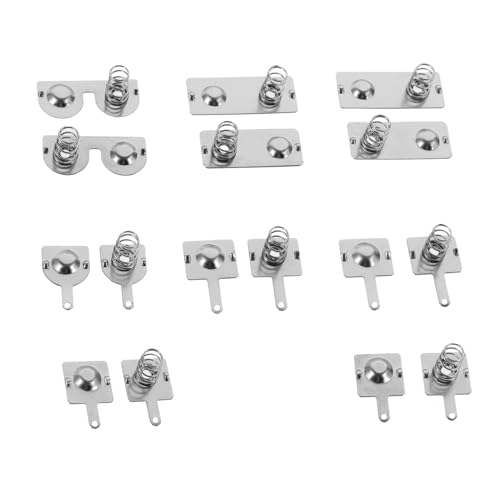 BRIGHTFUFU Batterie Federkontakt Teilig Metall Batteriefedern Ersatz Kontaktplatte für Fernbedienung Kompatibel mit Aa AAA Batterien Vielseitig Langlebig von BRIGHTFUFU
