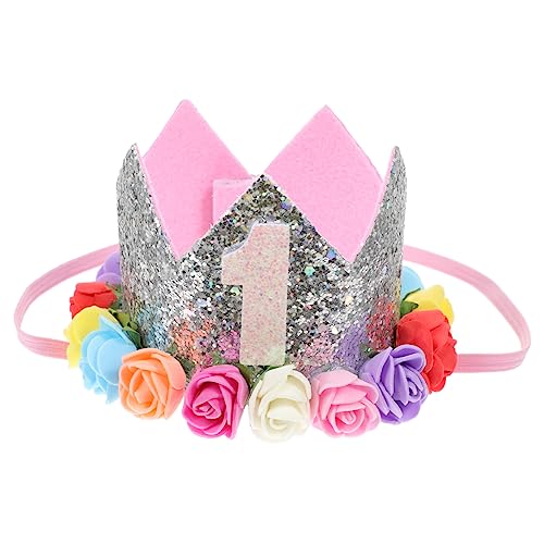 BRIGHTFUFU Bunte Geburtstagskrone Für Festliche Partydekoration Glitzernde Krone Mit Blumenmotiv Ideal Für Geburtstagsfeiern Und Feste BRIGHTFUFU Bunte Geburtstagskrone Für Festliche Partydekoration Glitzernde Krone Mit Blumenmotiv Ideal Für Geburtstagsfeiern Und Feste von BRIGHTFUFU