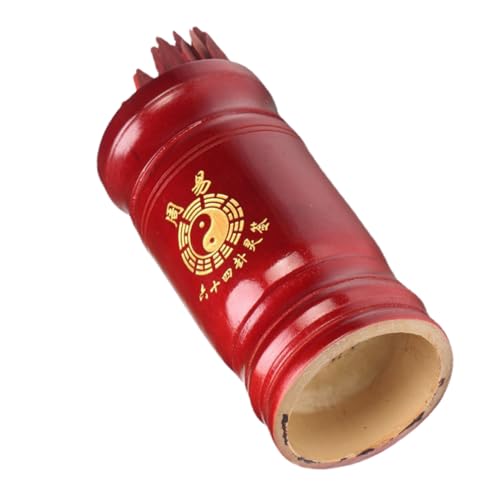 BRIGHTFUFU Container Sticks Wahrsagungsstangen Chinesische Vermögen Stil Wahrsagestäbe Tempel Wahrsagerin Wahrscheinlichkeit Wahrsager Steckt Chinesischer Lotterie Chien Hölzern Buch von BRIGHTFUFU