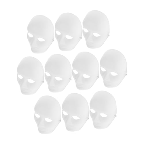 BRIGHTFUFU DIY Halloween Masken Für Herren Weiße Pappmaske Zum Bemalen Ideal Für Halloween Partys Cosplay Maskerade Und Kreative Kostüme BRIGHTFUFU DIY Halloween Masken Für Herren Weiße Pappmaske Zum Bemalen Ideal Für Halloween Partys Cosplay Maskerade Und Kreative Kostüme von BRIGHTFUFU