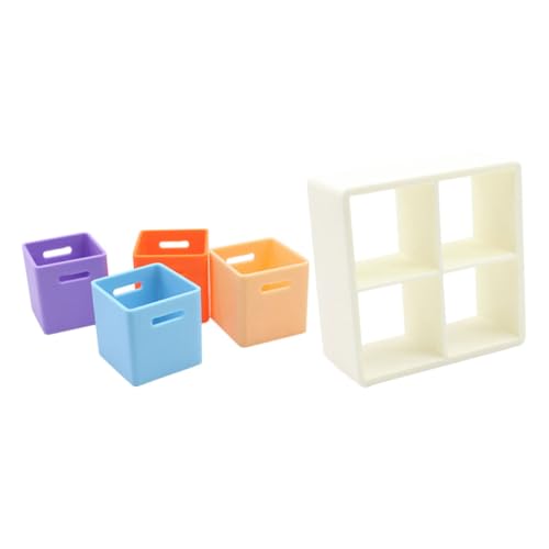 BRIGHTFUFU DIY Kombinierbar Sicher für Kleine Puppenhäuser und Mini Möbel Organizer von BRIGHTFUFU