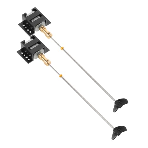 BRIGHTFUFU DIY Rc Boot Bausatz mit Doppelmagnetmotoren für Ferngesteuertes Modellboot mit Getriebe differenzialset Präzise Steuerung Robustes Fahrverhalten Geeignet für Seen und Flüsse von BRIGHTFUFU