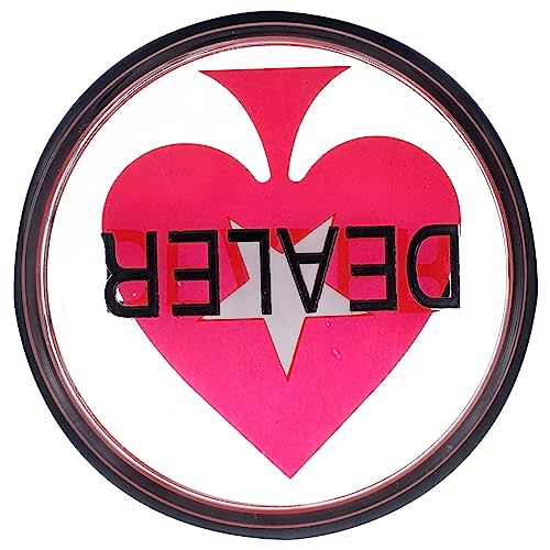 BRIGHTFUFU Acrylic Dealer Button Für Poker Dealer Chip Doppelseitiger Spielmarker Für Pokerabende Und Zählspiele Langlebig Und Leicht Partybedarf BRIGHTFUFU Acrylic Dealer Button Für Poker Dealer Chip Doppelseitiger Spielmarker Für Pokerabende Und Zählspiele Langlebig Und Leicht Partybedarf von BRIGHTFUFU
