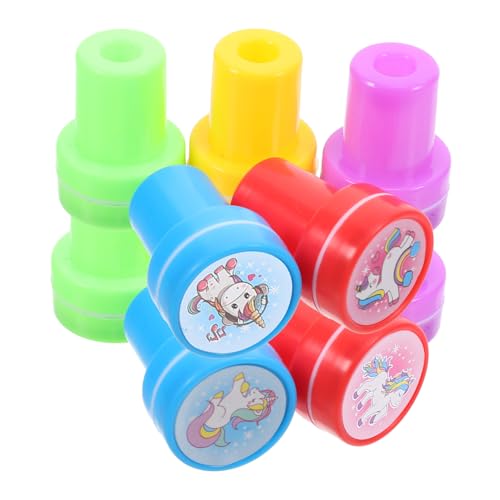BRIGHTFUFU Kinder Mitgebsel Stempel Kinder Einhorn Stempel Set Stempel Für Einhorn Mottopartys Üße Kleine Plastikstempel Als Partygeschenke Für Kreatives Bastelzubehör BRIGHTFUFU Kinder Mitgebsel Stempel Kinder Einhorn Stempel Set Stempel Für Einhorn Mottopartys Üße Kleine Plastikstempel Als Partygeschenke Für Kreatives Bastelzubehör von BRIGHTFUFU