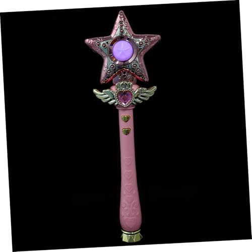 BRIGHTFUFU Feenstab Handheld Pentagramm Stab Handheld Licht Weihnachtsstern Königskostüm Königsstab Zauberstab Rollenspiel Rosa Kunststoff BRIGHTFUFU Feenstab Handheld Pentagramm Stab Handheld Licht Weihnachtsstern Königskostüm Königsstab Zauberstab Rollenspiel Rosa Kunststoff von BRIGHTFUFU