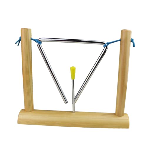 BRIGHTFUFU Frühkindliches Musikinstrument Dreiecksglocke mit Ständer Percussion für Jungen Mädchen Montessori Musikunterricht Kindergarten BRIGHTFUFU Frühkindliches Musikinstrument Dreiecksglocke mit Ständer Percussion für Jungen Mädchen Montessori Musikunterricht Kindergarten von BRIGHTFUFU