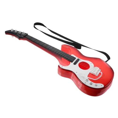 BRIGHTFUFU Gitarrenspielzeug für Kinder Musikspielzeug für Kinder Akustikgitarre aus Kunststoff Spielzeuge Musikinstrumente Kindergitarre Mini Ukulele elektrische Gitarre Gitarre/Bass Saiten von BRIGHTFUFU