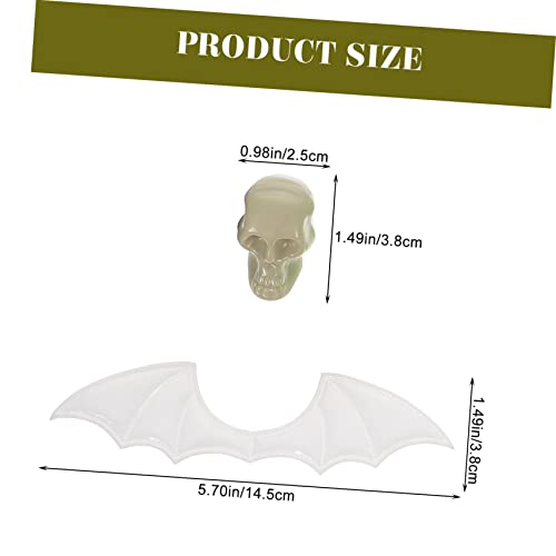 BRIGHTFUFU Halloween DIY Fledermausflügel Bastelset aus Leichtem Stoff und Kunststoff Vielseitige Dekoration für Haar Kleidung Schuhe mit Kleinen Accessoires für Party und Kostüm von BRIGHTFUFU
