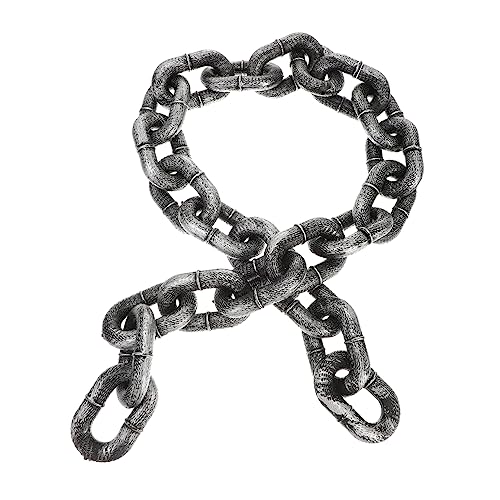 BRIGHTFUFU Halloween Deko Kette Mittelgroß Realistische Plastik Ketten Cosplay Zubehör Leicht und Flexibel für Gruselige Partydekoration und Authentische Geisterhaus Atmosphäre BRIGHTFUFU Halloween Deko Kette Mittelgroß Realistische Plastik Ketten Cosplay Zubehör Leicht und Flexibel für Gruselige Partydekoration und Authentische Geisterhaus Atmosphäre von BRIGHTFUFU