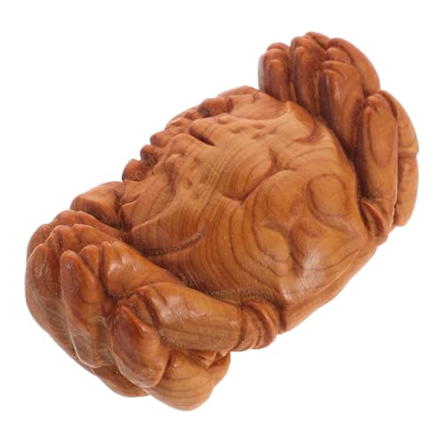 BRIGHTFUFU Handgefertigte Krabbenfigur Aus Holz, Exquisite Schnitzerei, Krabbenmodell, Realistische Krabbenverzierung Für Die Inneneinrichtung, Einzigartige Krabbenverzierung Im Vintage-Stil BRIGHTFUFU Handgefertigte Krabbenfigur Aus Holz, Exquisite Schnitzerei, Krabbenmodell, Realistische Krabbenverzierung Für Die Inneneinrichtung, Einzigartige Krabbenverzierung Im Vintage-Stil von BRIGHTFUFU