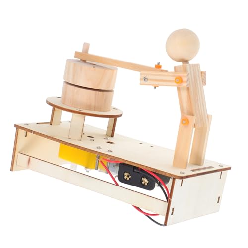 BRIGHTFUFU Handgefertigte Materialien Kinderspielzeug Handgefertigter Bausatz Digitales Handgefertigtes Kleine Spielsachen Mini- Junge Mini-kit Hölzern von BRIGHTFUFU